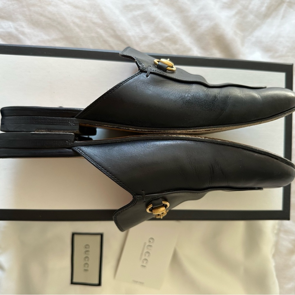 Authentic Gucci Princetown Mules - Picture 5 of 8